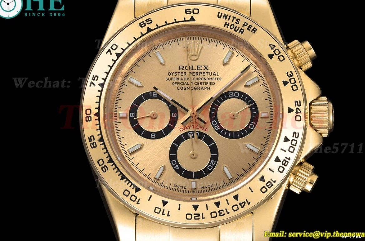 YG GDF Dial Gold 40mm YG Daytona A3836 0303